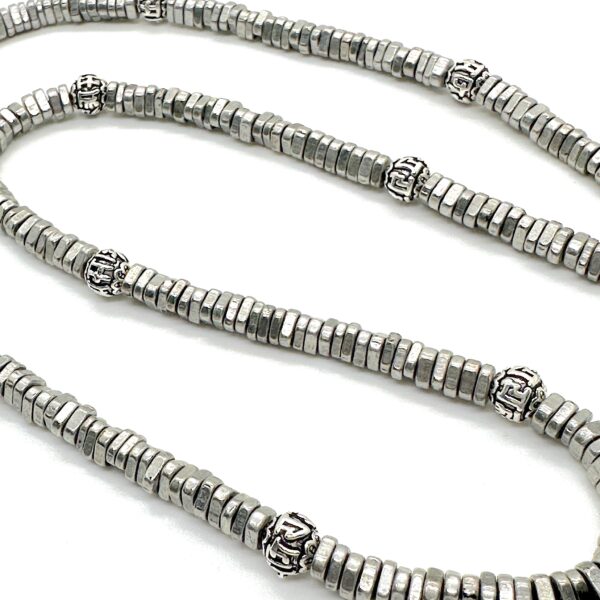 OM MANI PADME HUM sterling silver necklace