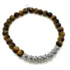 tiger eye sterling silver bracelet