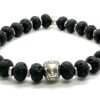 LAVA BEADS SKULL BRACELET - Image 4
