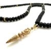 GOLD DAGGER OM MANTRA NECKLACE - Image 2