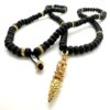 GOLD DAGGER OM MANTRA NECKLACE